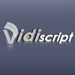 VidiScript Logo on Grey Gradient Background | A2 Hosting | A2 Hosting