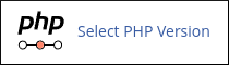 cPanel - Software - Select PHP Version icon